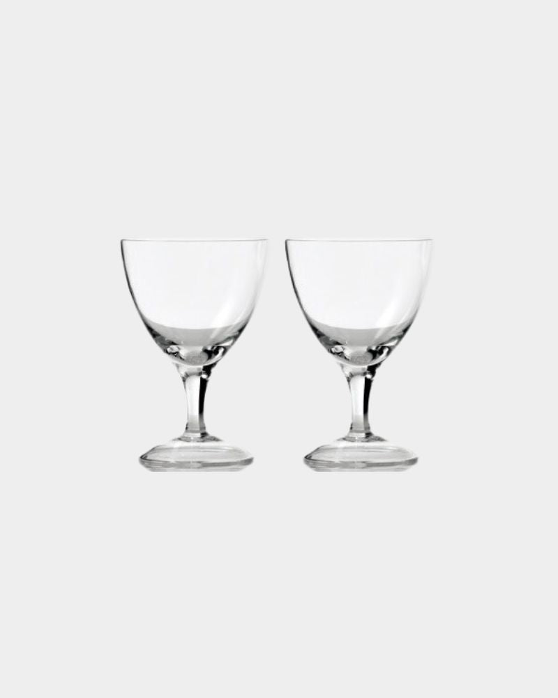Set of Red Wine Glasses The White Snow Glass - Driade