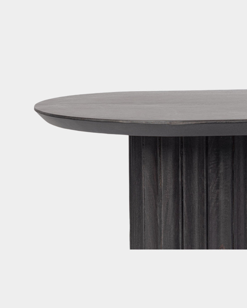 Table basse Orissa noire 130x65 - Bizzotto