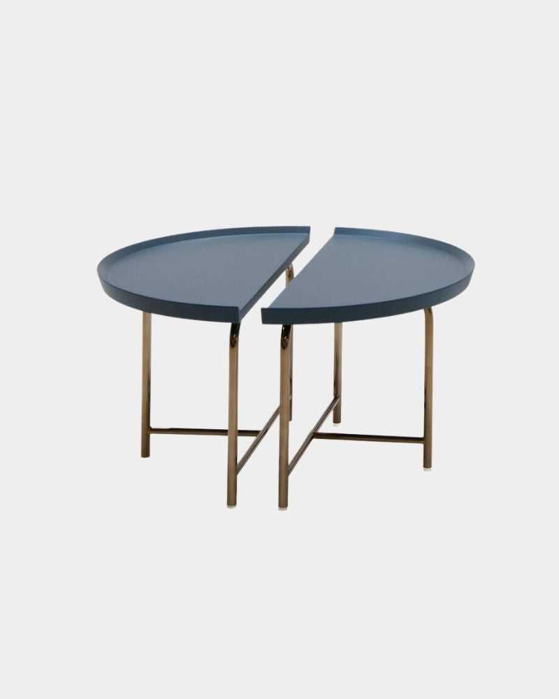 Table Basse Simple Demi-Cercle 1+1 - Pianca