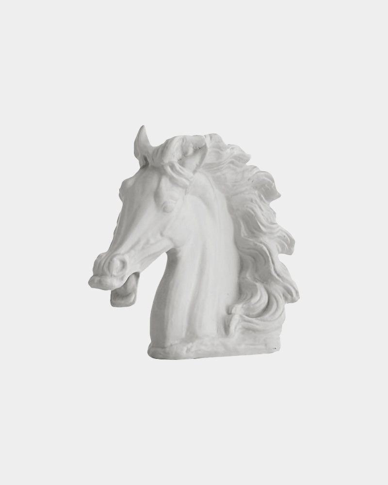 Tête de cheval en céramique