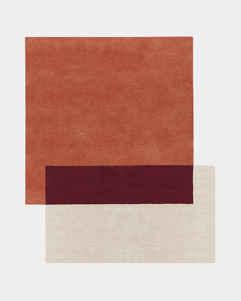 Teorema Squares carpet by Elisa Ossino