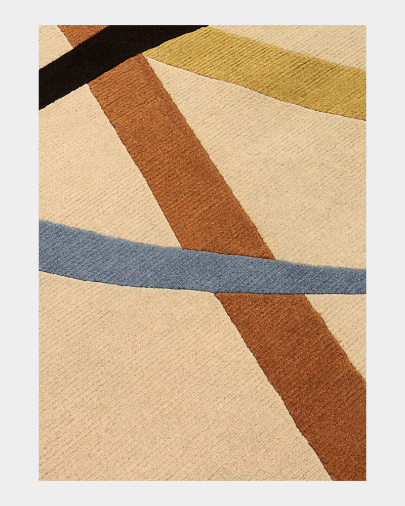 Letter carpet designed by Gio Ponti