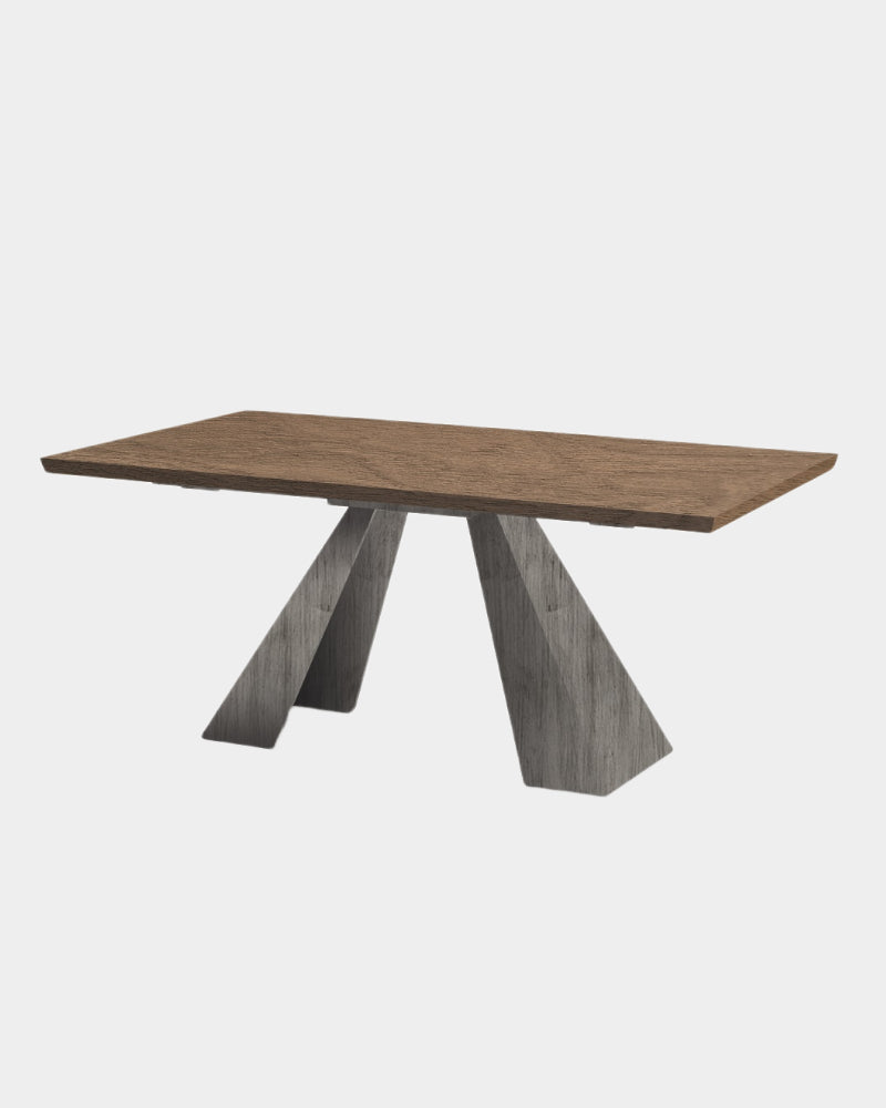 Table rectangulaire fixe en bois Taurus