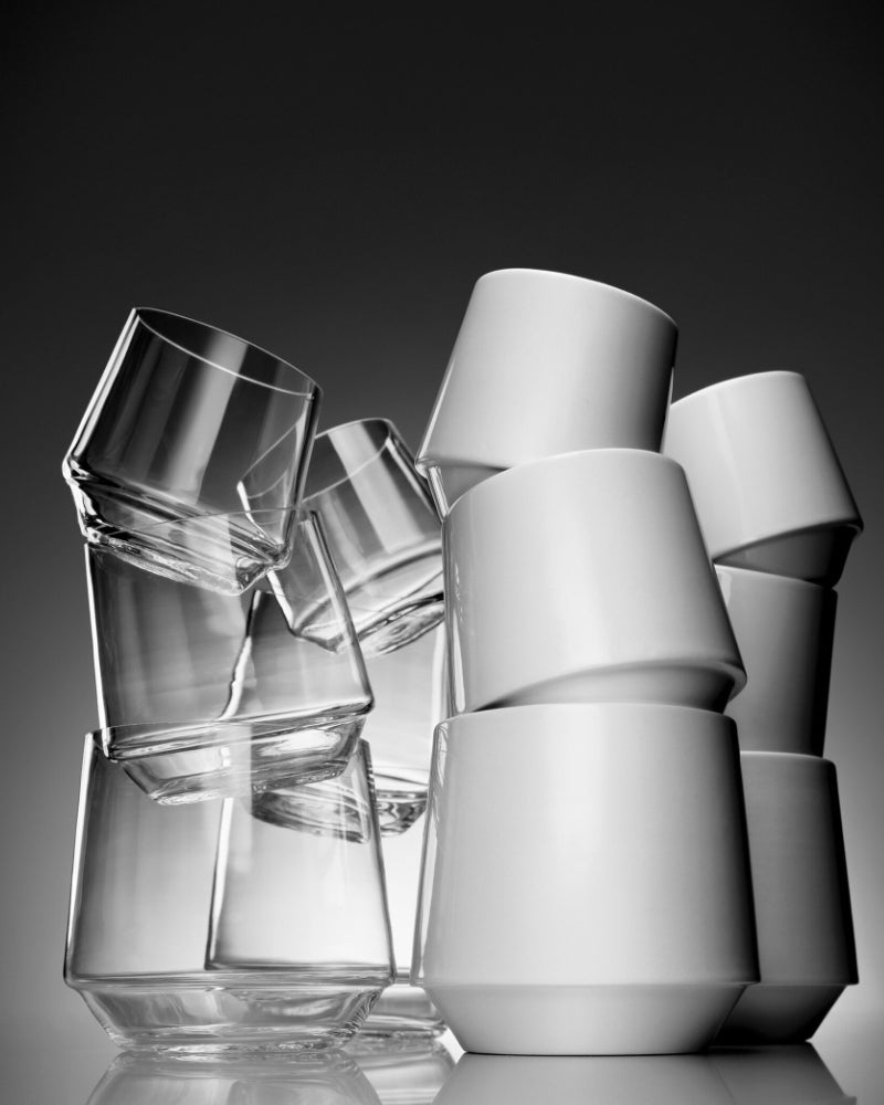 Ensemble de tasses en verre Habit 