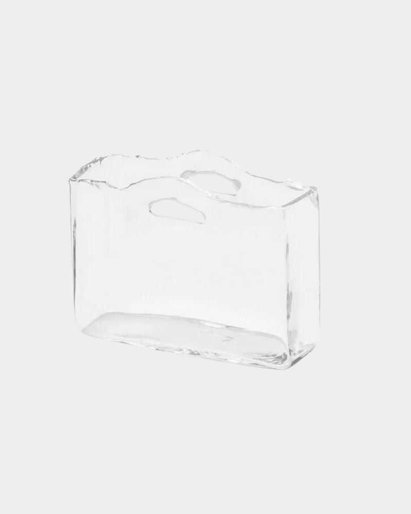Glass Bag vase - Adriani and Rossi